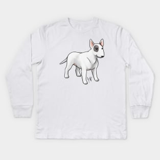 Dog - Bull Terrier - Spot Kids Long Sleeve T-Shirt